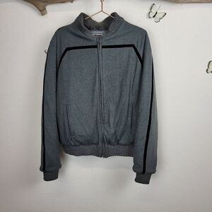 Versace Versus by gianni versace gray bomber style jacket